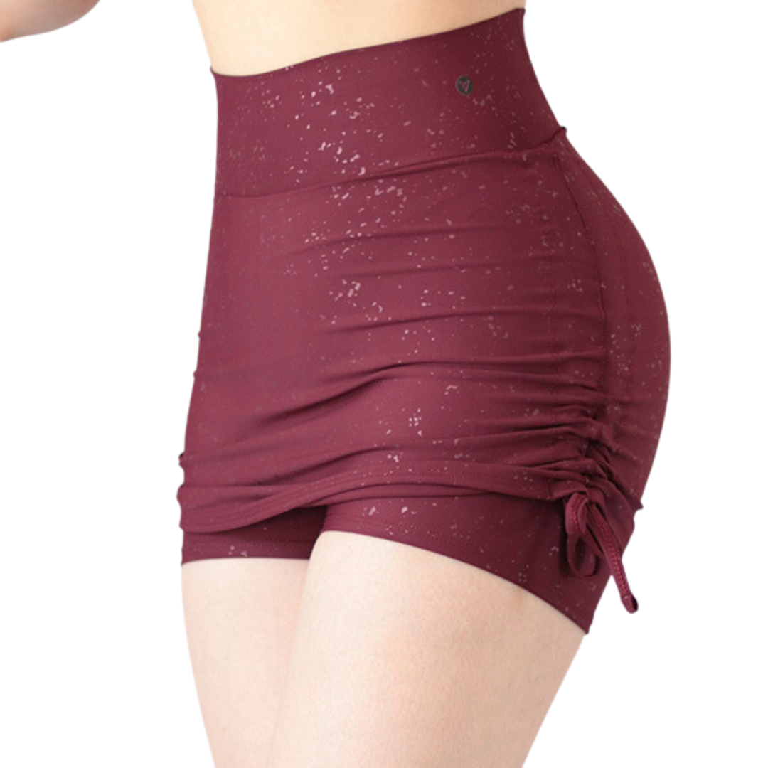 FALDA SHORT ELITE | SHINY MINI TEXTURIZADA