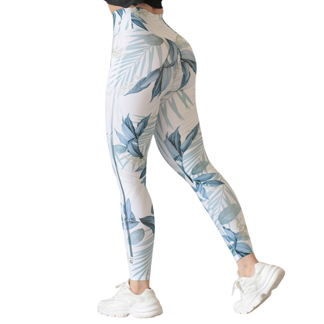 🔹 Leggings push up | Supplex Stretch, Liso – Floral
