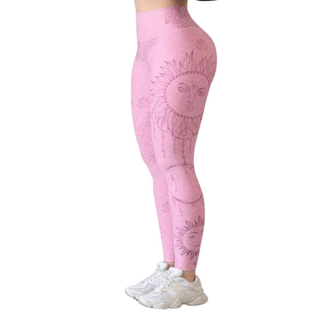 🔹 Leggings básico con bolsillos | Supplex Stretch, Liso – rosa