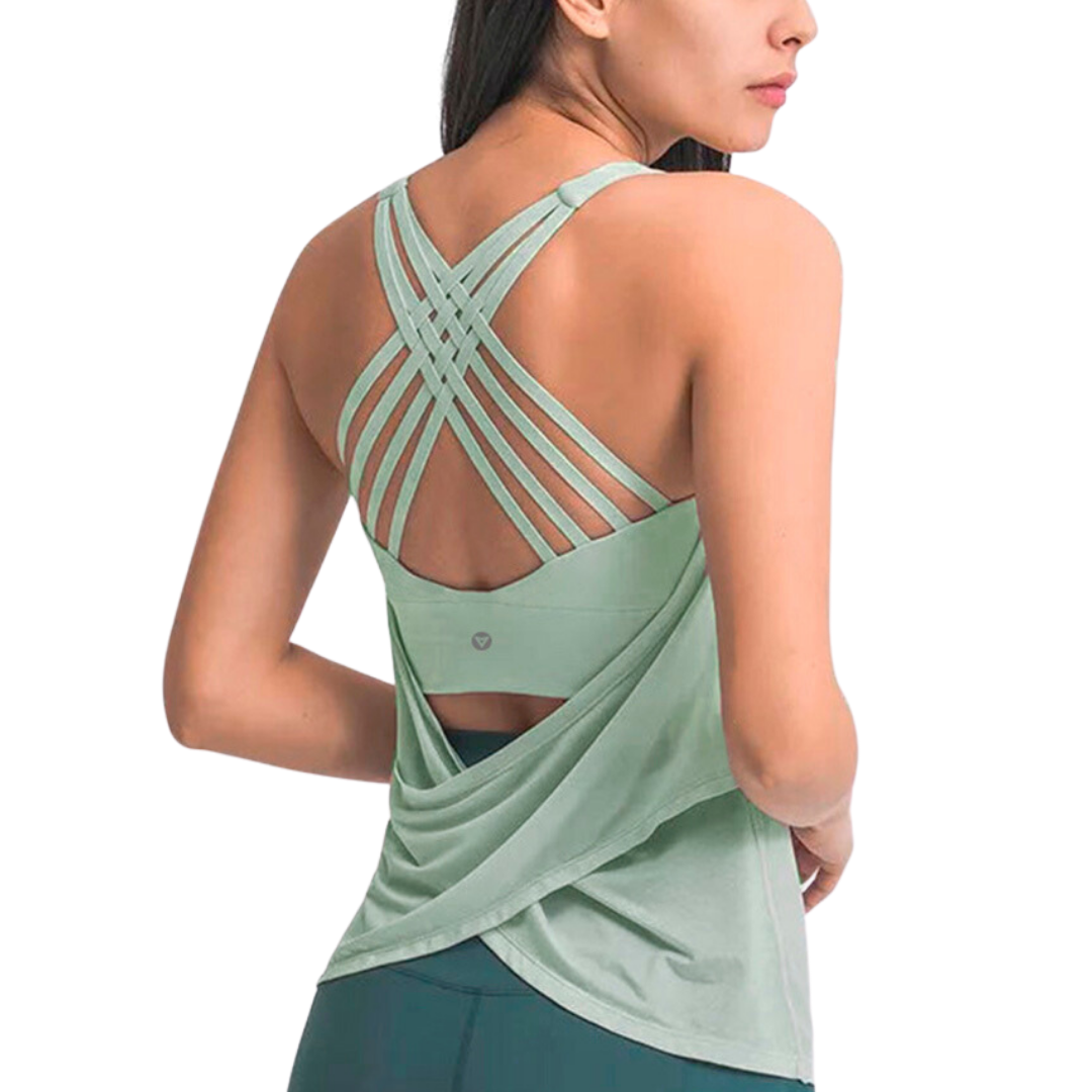 ELITE | Blusa FRESH SUPER LIGERA TOP CON COPAS INTEGRADO