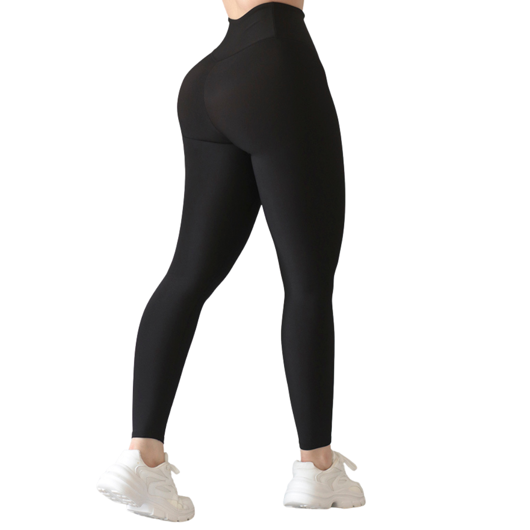 🔹Leggings básico | Supplex Stretch, Destellos - negro