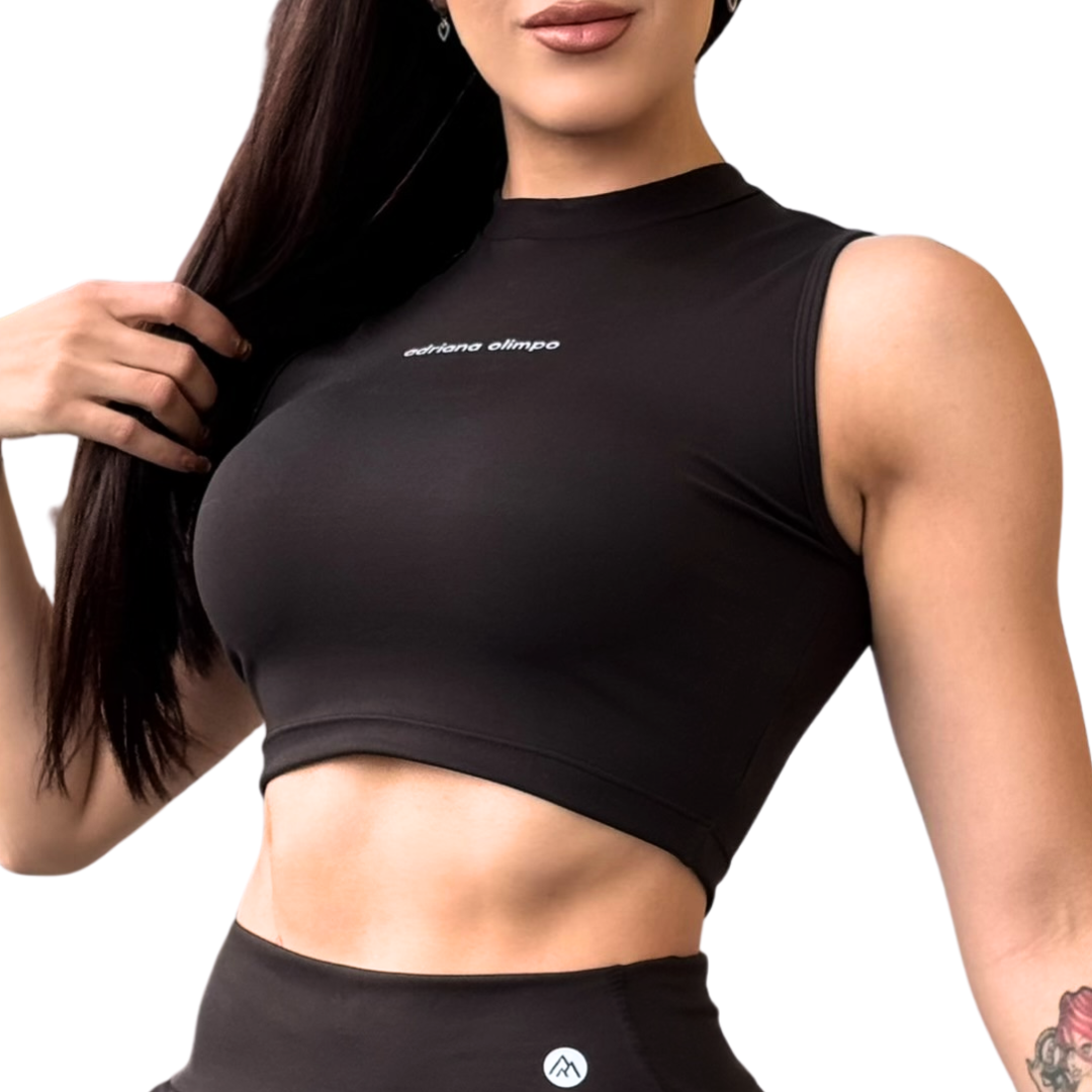 🔹 Tank top | Transpirable – negra