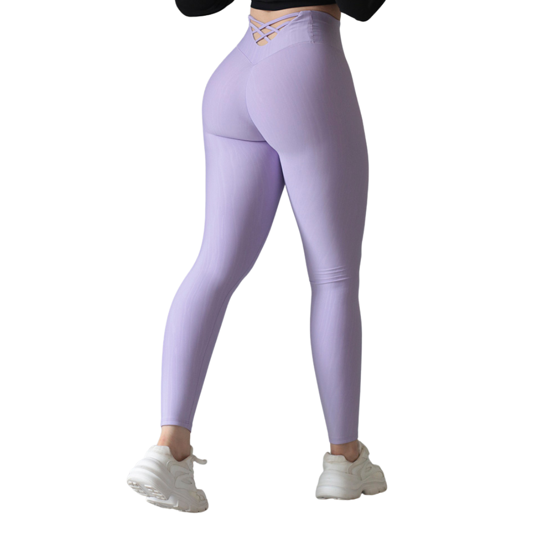 🔹 Leggings push up | Supplex Stretch, Relieves – Lila