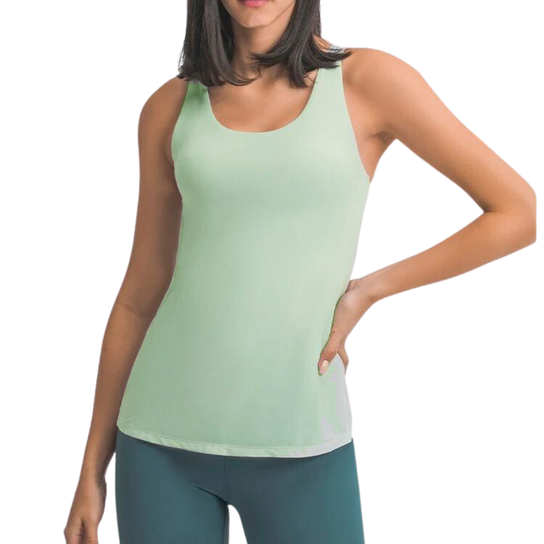 ELITE | Blusa FRESH SUPER LIGERA TOP CON COPAS INTEGRADO