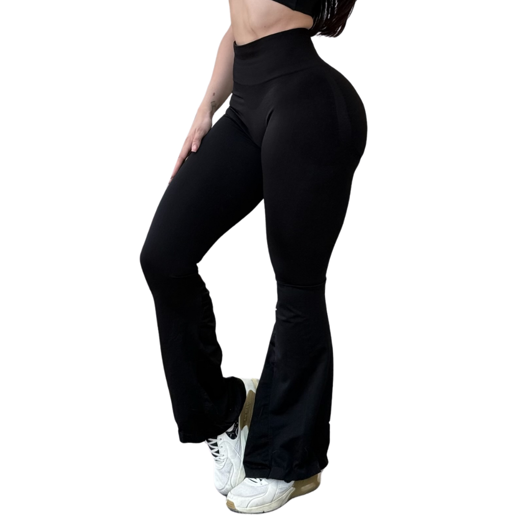 Leggings Deportivos Seamless de Compresión para Mujer Fitness: Glúteos Redondos, Vientre Plano y Cintura Definida | Push Up + Compresión Faja, Ultra Cómodos y Sin Costuras, Color Chocolate, Color Negro | Adriana Olimpo