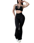 🔸 Leggings Burbuja + Push Up | Seamless Compresión - Negro