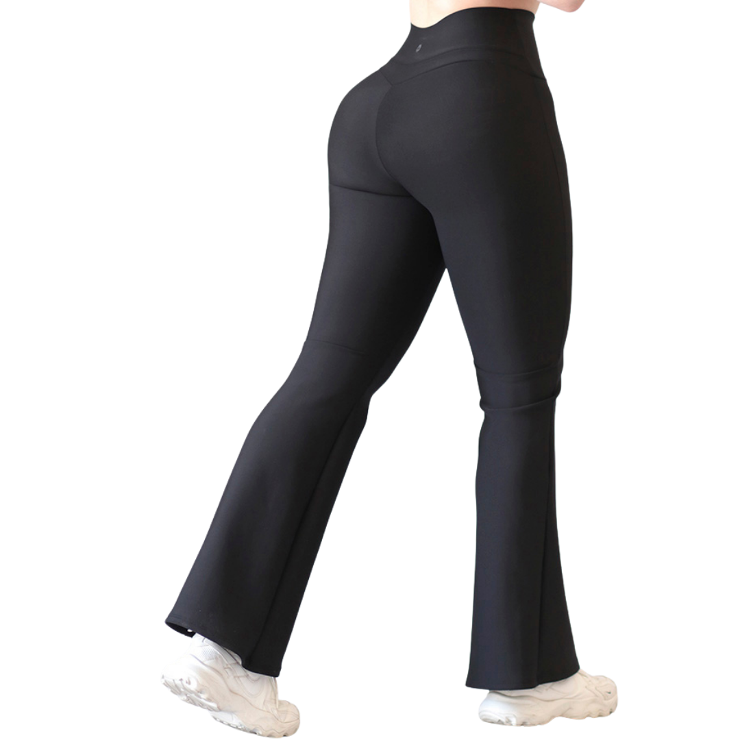 🔹 Leggings básico | Supplex Stretch, Relieves lineas – negro