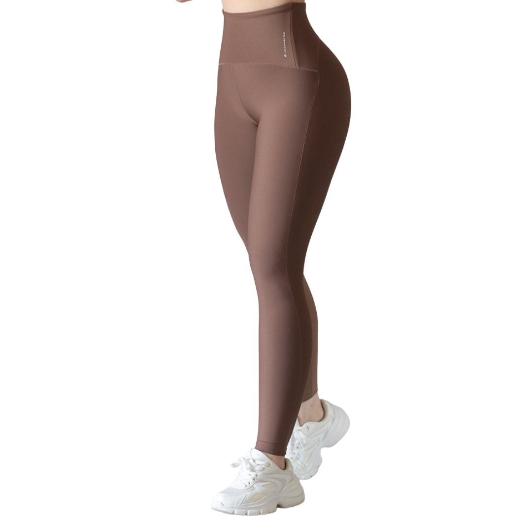 🔹Leggings básico | Supplex Stretch, Liso - caramelo