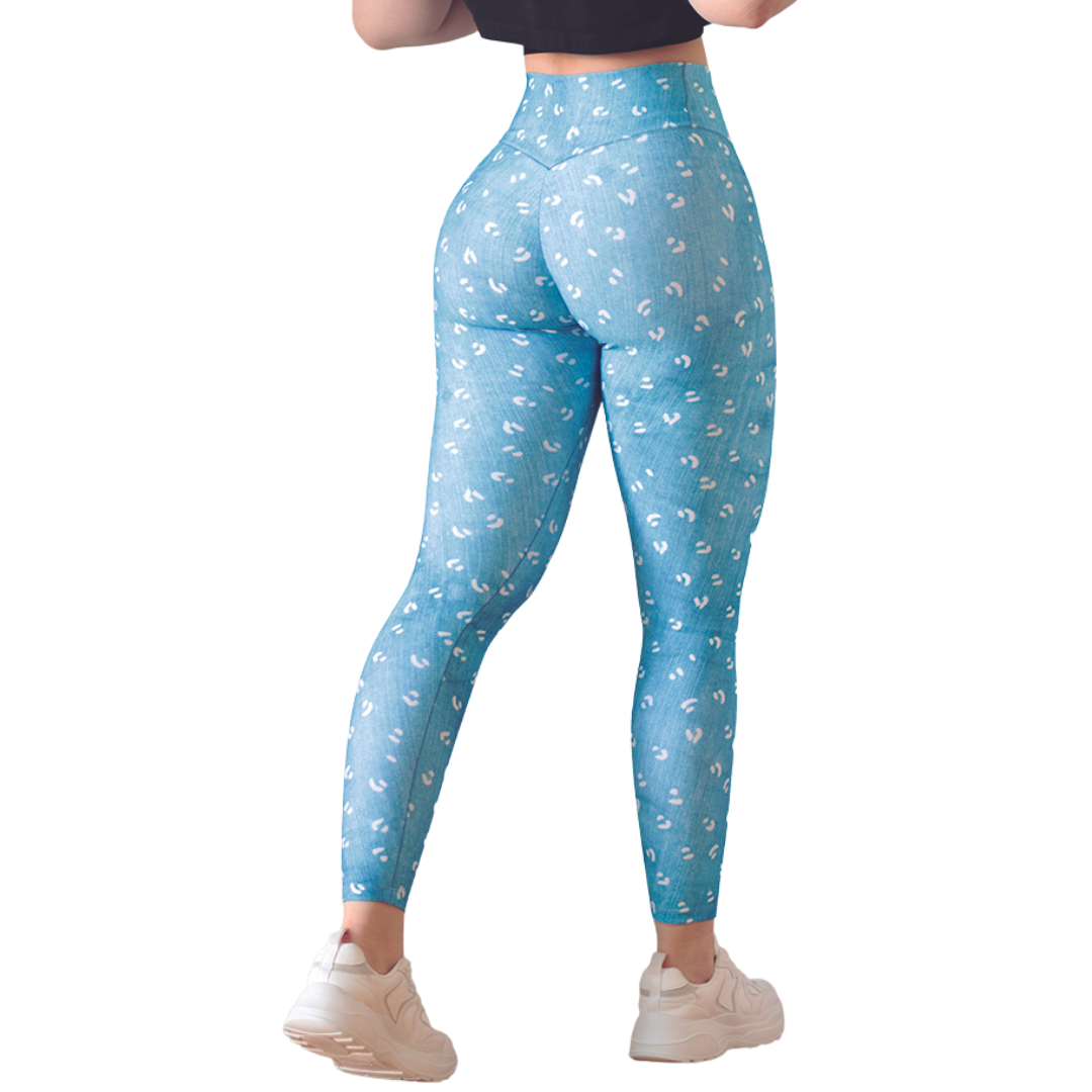 EliteFlex Leggings Mallas Push Up Deporte Mujer Silver