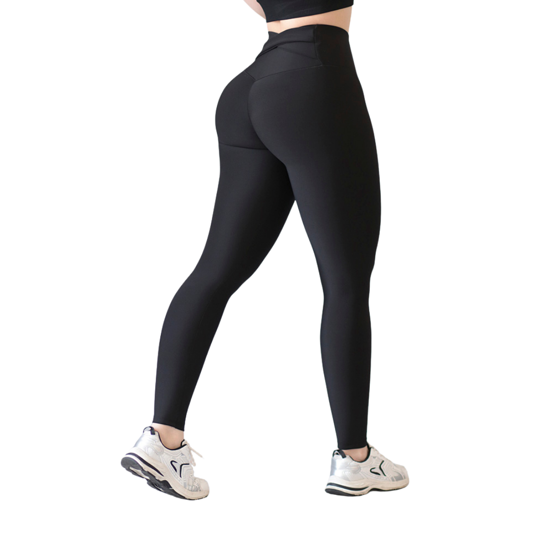 🔹 Leggings push up | Supplex Stretch, Liso – Negro