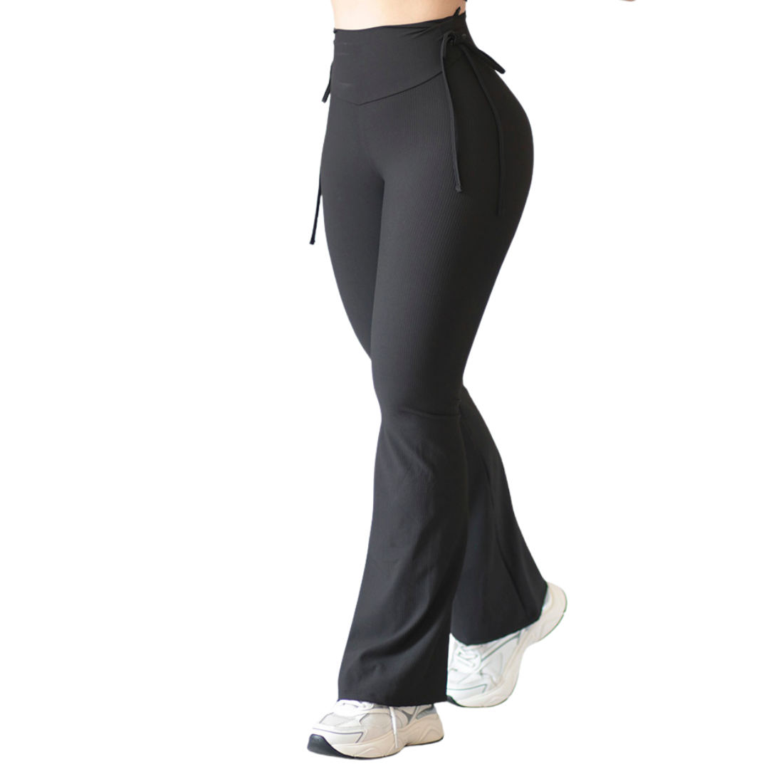 🔹 Leggings básico | Supplex Stretch, Relieves lineas – negra