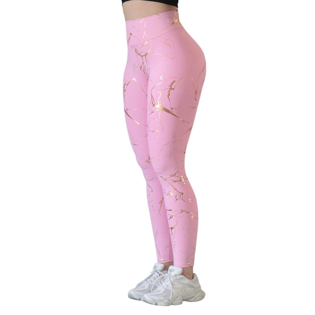 🔹 Leggings push up | Supplex Stretch, Destellos – Rayos Rosa