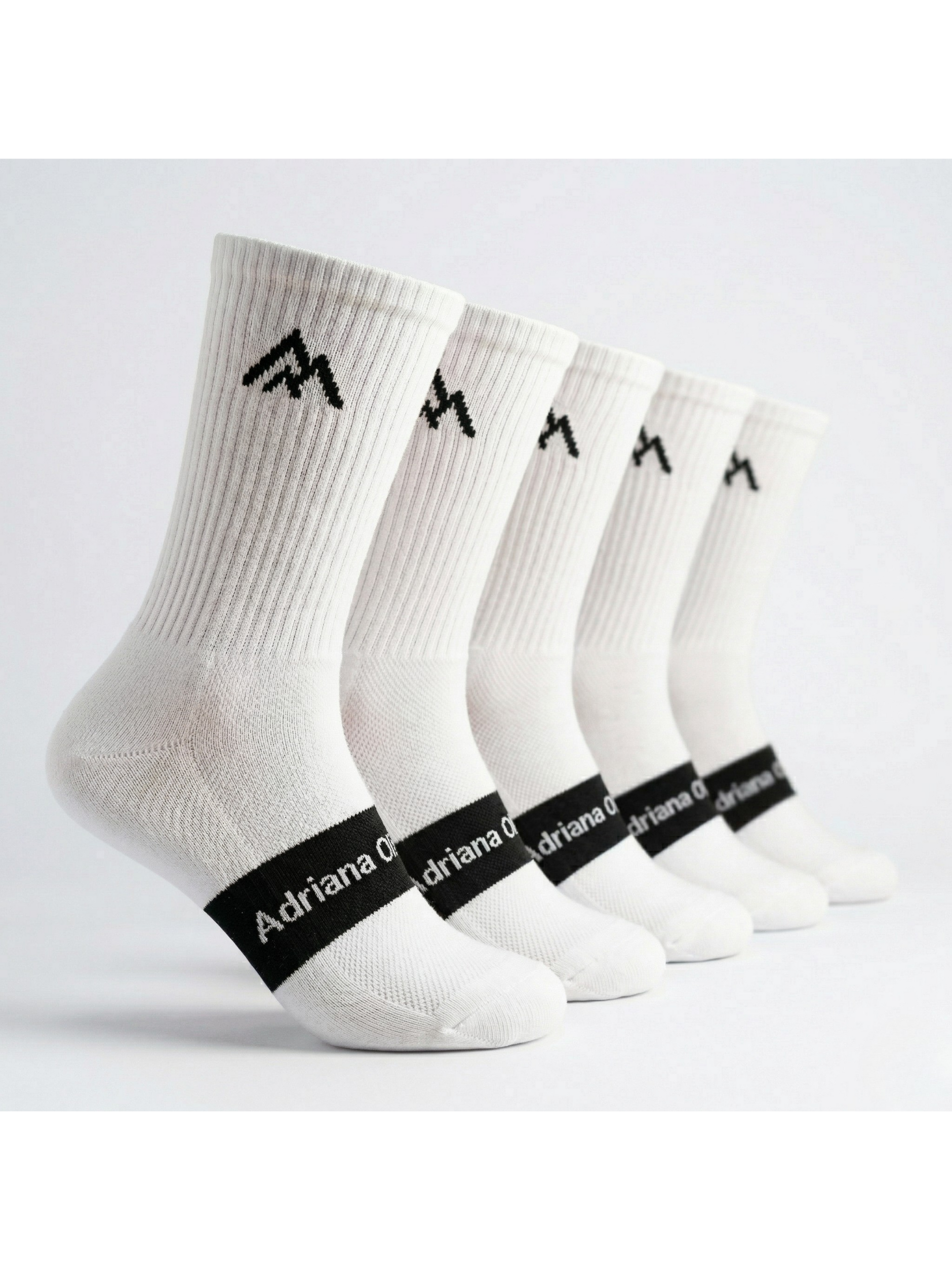 ADRIANAOLIMPO® | Calcetas - 1 Par de Calcetas Deportivas | Adriana Olimpo – Blancas | Ropa deportiva para mujer Elite HotSale Blackfriaday Envío Gratis a México. Mayoreo Menudeo Ofertas Exclusivas
