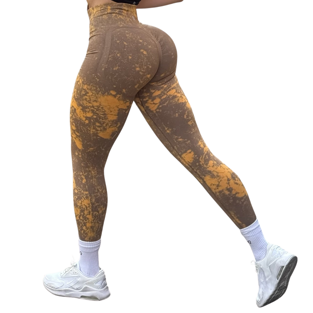 ADRIANAOLIMPO® | Leggins - Leggings Burbuja + Push Up | Seamless Compresión - Moka Deslavado | Ropa deportiva para mujer Elite HotSale Blackfriaday Envío Gratis a México. Mayoreo Menudeo Ofertas Exclusivas