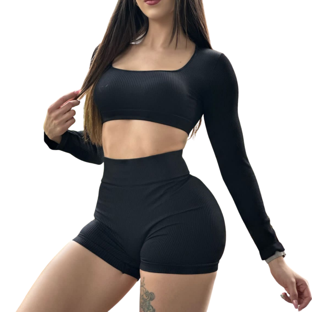 CONJUNTO SHORT LÍNEA LITE | SCRUNCH PUSH UP