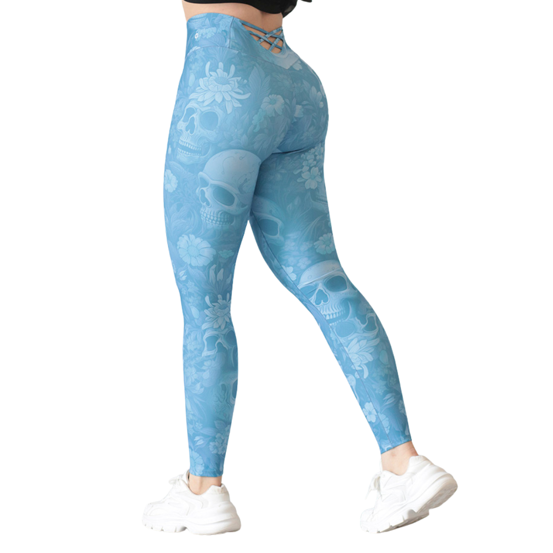 🔹 Leggings push up | Supplex Stretch, Liso – Azul