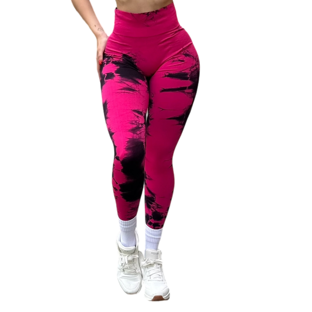 ADRIANAOLIMPO® | Leggins - Leggings Burbuja + Push Up | Seamless Compresión -Tie Day Rosa | Ropa deportiva para mujer Elite HotSale Blackfriaday Envío Gratis a México. Mayoreo Menudeo Ofertas Exclusivas