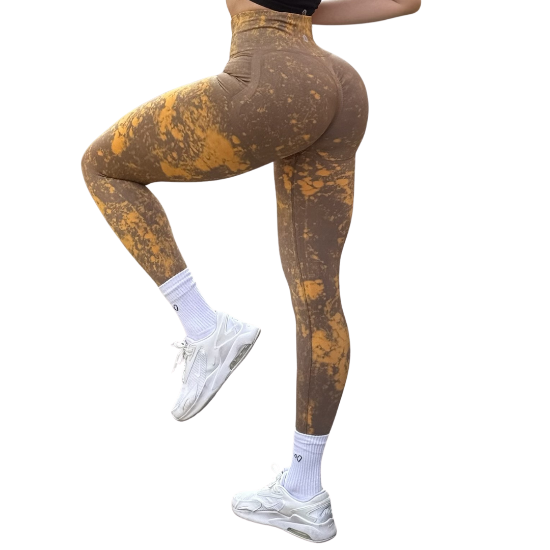 ADRIANAOLIMPO® | Leggins - Leggings Burbuja + Push Up | Seamless Compresión - Moka Deslavado | Ropa deportiva para mujer Elite HotSale Blackfriaday Envío Gratis a México. Mayoreo Menudeo Ofertas Exclusivas