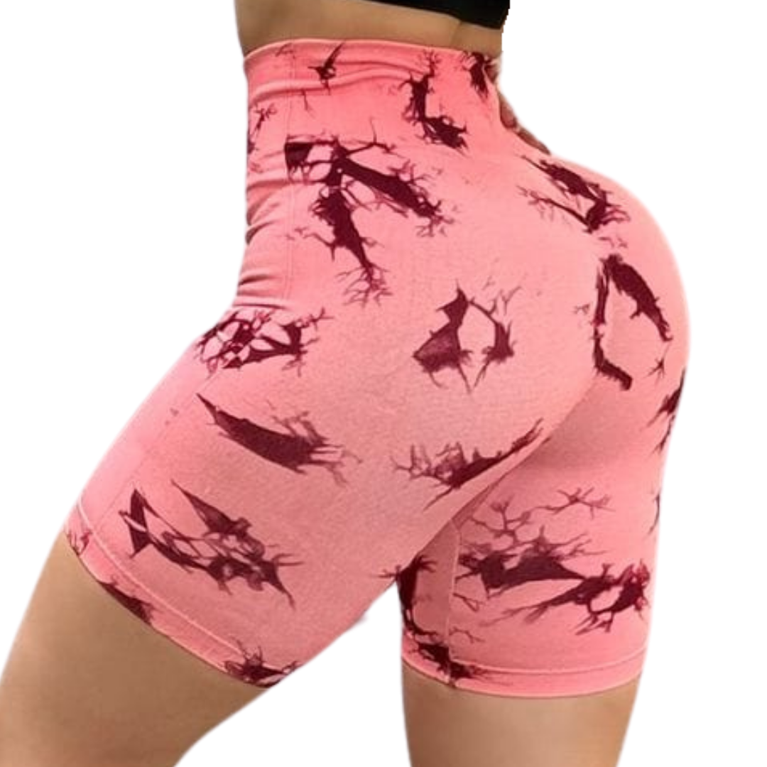 Short Bikers Deportivos para Mujer Fitness: Efecto Push Up, Cintura Alta, Textil Lycra Transpirable Acabado Scrunch | Adriana Olimpo