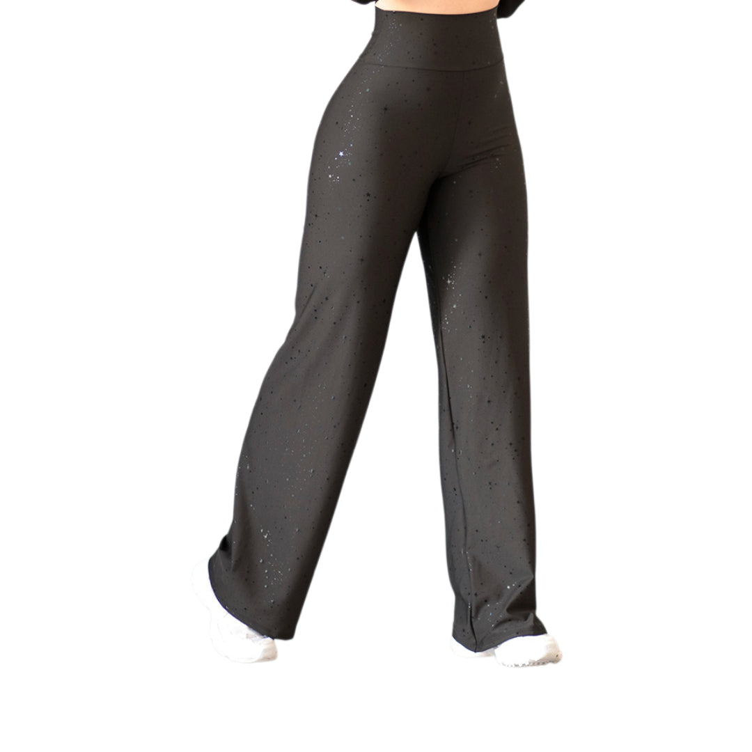 Pants básico | Supplex Stretch, Destellos – Negro