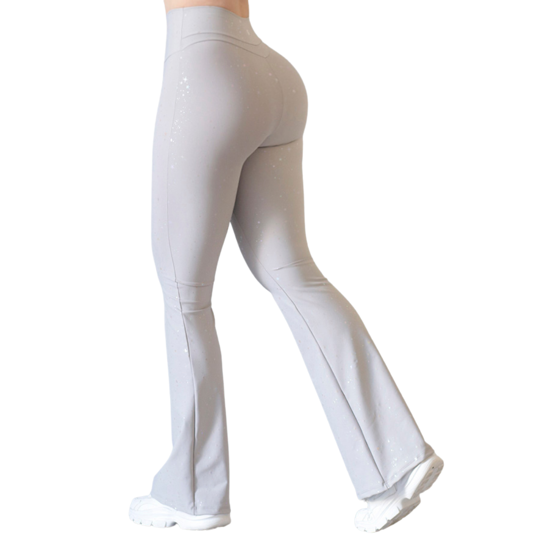 🔹 Leggings básico | Supplex Stretch, Destellos tornasol - gris