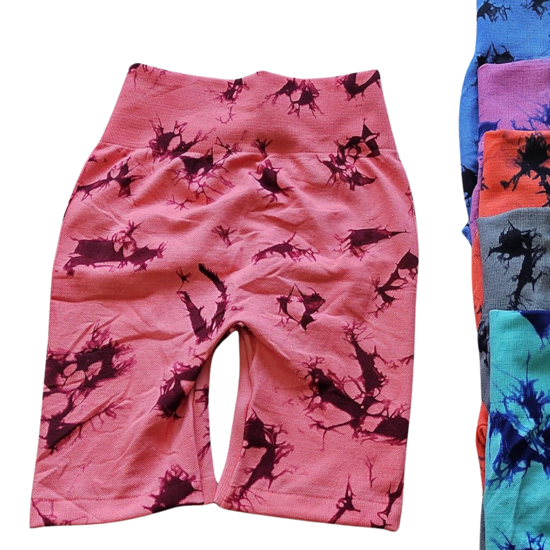 Short Bikers Deportivos para Mujer Fitness: Efecto Push Up, Cintura Alta, Textil Lycra Transpirable Acabado Scrunch | Adriana Olimpo