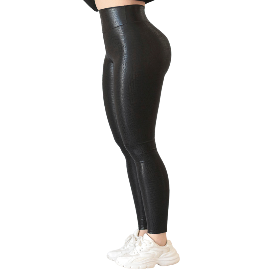 🔹 Leggings push up | Supplex Stretch, Destellos – Negro
