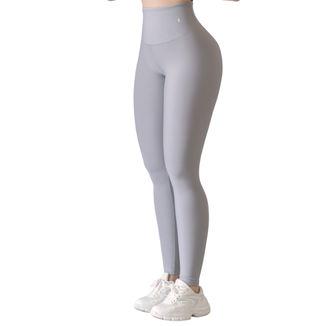 🔹Leggings push up | Supplex Stretch, Liso – plata