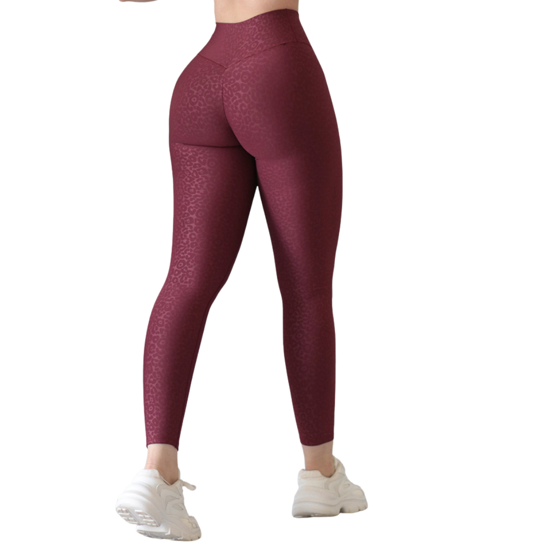 🔹 Leggings push up | Supplex Stretch, Relieves - Tinta Leo