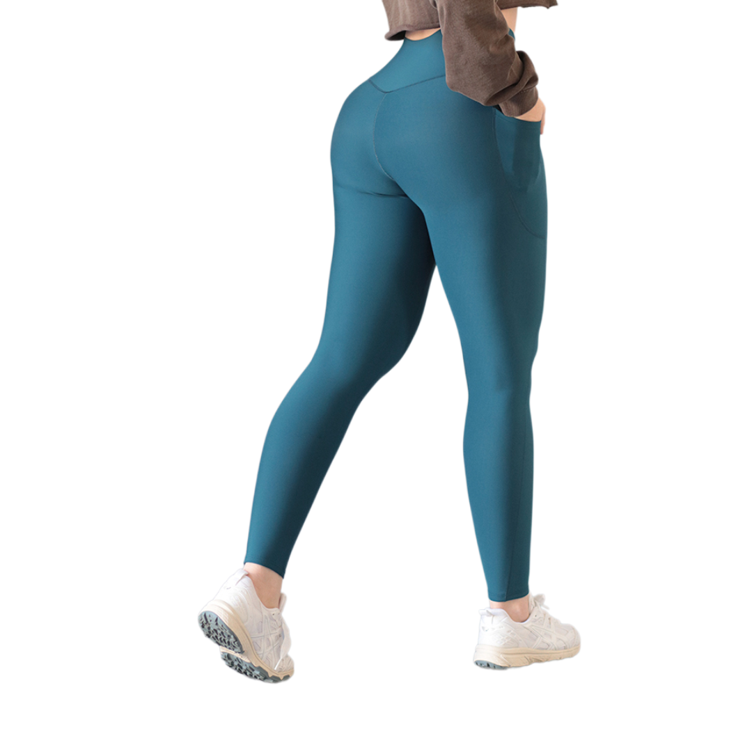 ADRIANAOLIMPO® | Leggins - Leggings básico con bolsillos | Supplex Stretch, Liso – Azúl | Ropa deportiva para mujer Elite HotSale Blackfriaday Envío Gratis a México. Mayoreo Menudeo Ofertas Exclusivas