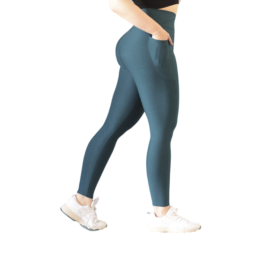 ADRIANAOLIMPO® | Leggins - Leggings básico con bolsillos | Supplex Stretch, Relieves Estelar - Azul | Ropa deportiva para mujer Elite HotSale Blackfriaday Envío Gratis a México. Mayoreo Menudeo Ofertas Exclusivas