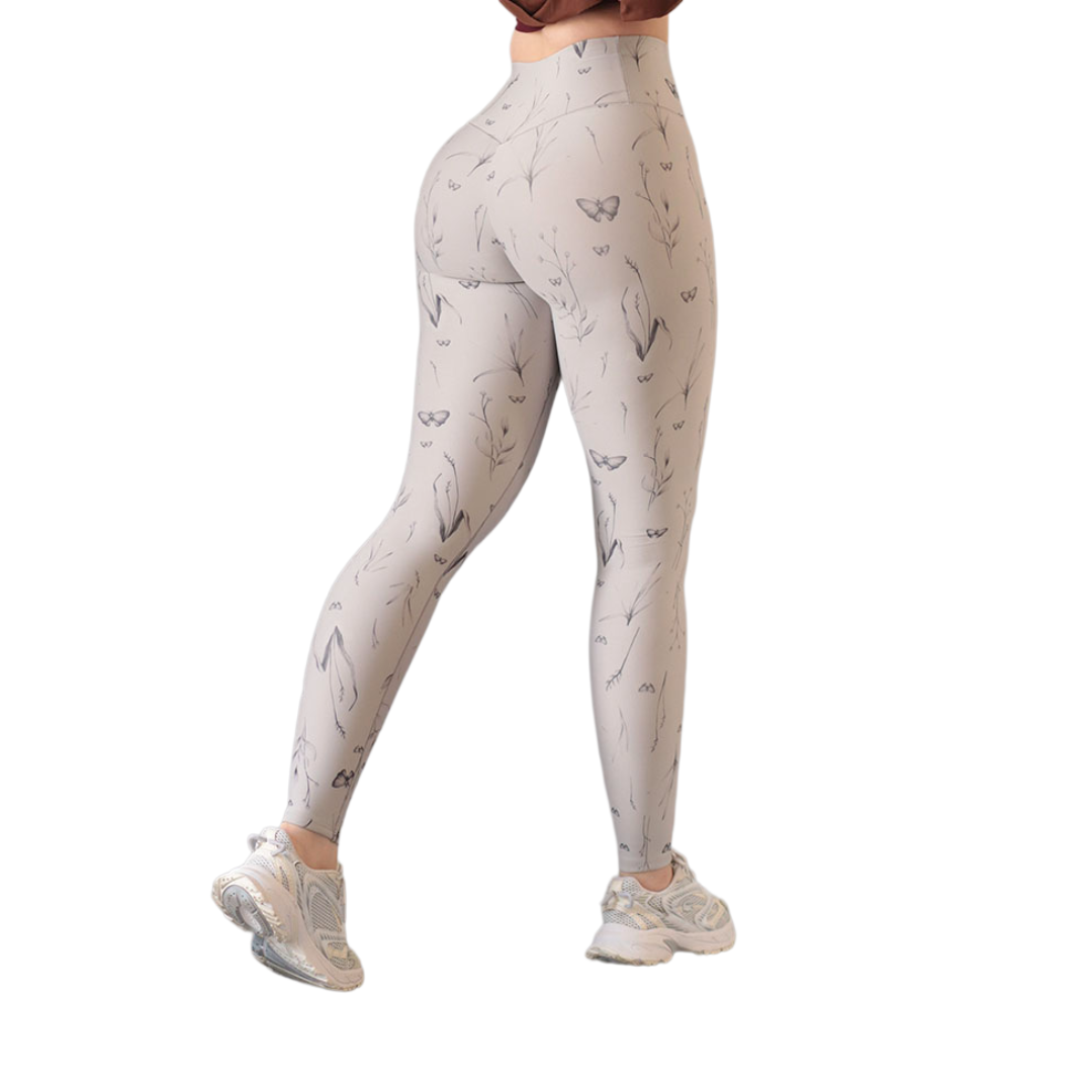 Leggings push up | Supplex Stretch, Liso Naturaleza – Perla