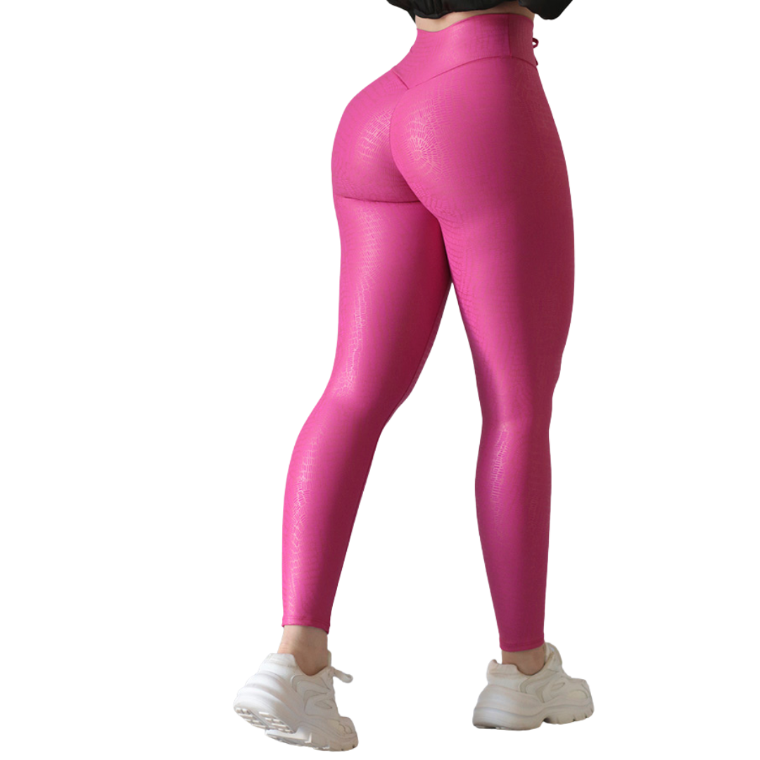 🔹 Leggings push up | Supplex Stretch, Destellos – Rosa hops