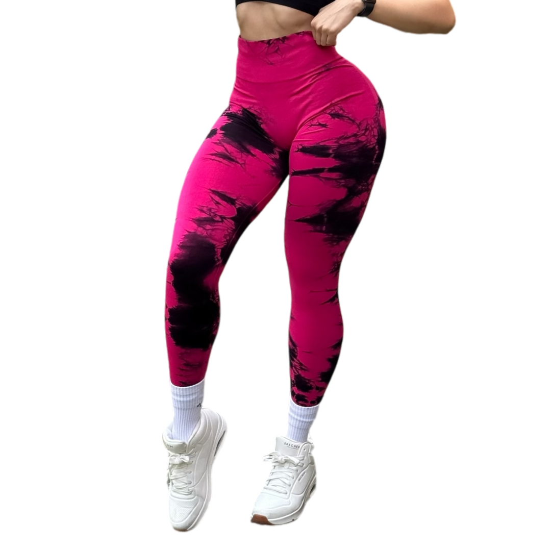 ADRIANAOLIMPO® | Leggins - Leggings Burbuja + Push Up | Seamless Compresión -Tie Day Rosa | Ropa deportiva para mujer Elite HotSale Blackfriaday Envío Gratis a México. Mayoreo Menudeo Ofertas Exclusivas