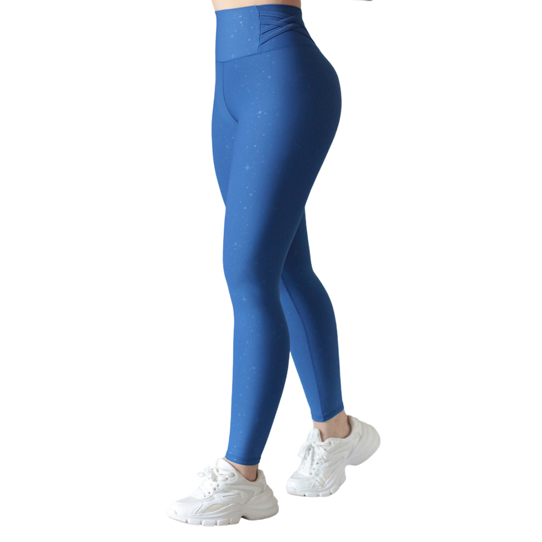 🔹Leggings básico | Supplex Stretch, Relieves - azul