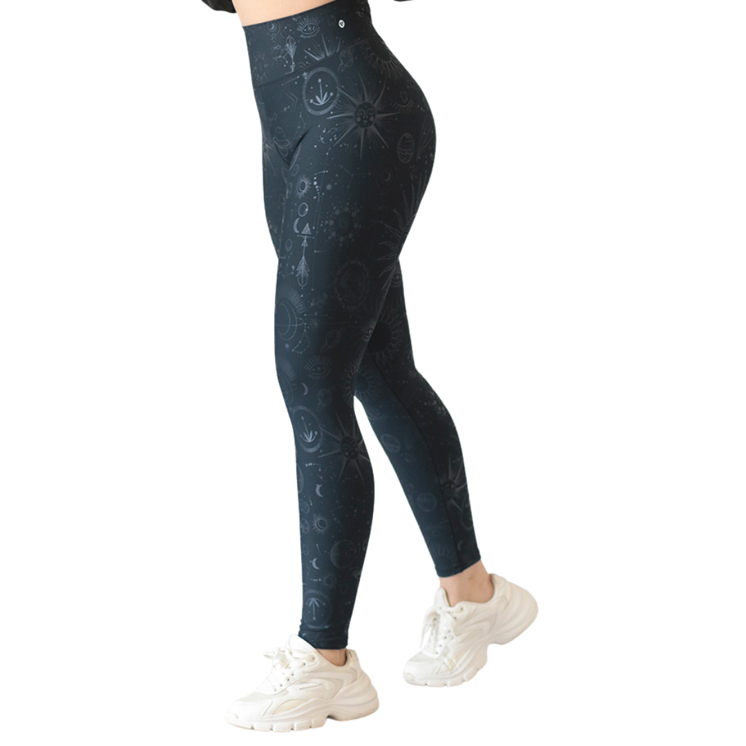 🔹 Leggings push up | Supplex Stretch, Destellos – Azul media noche