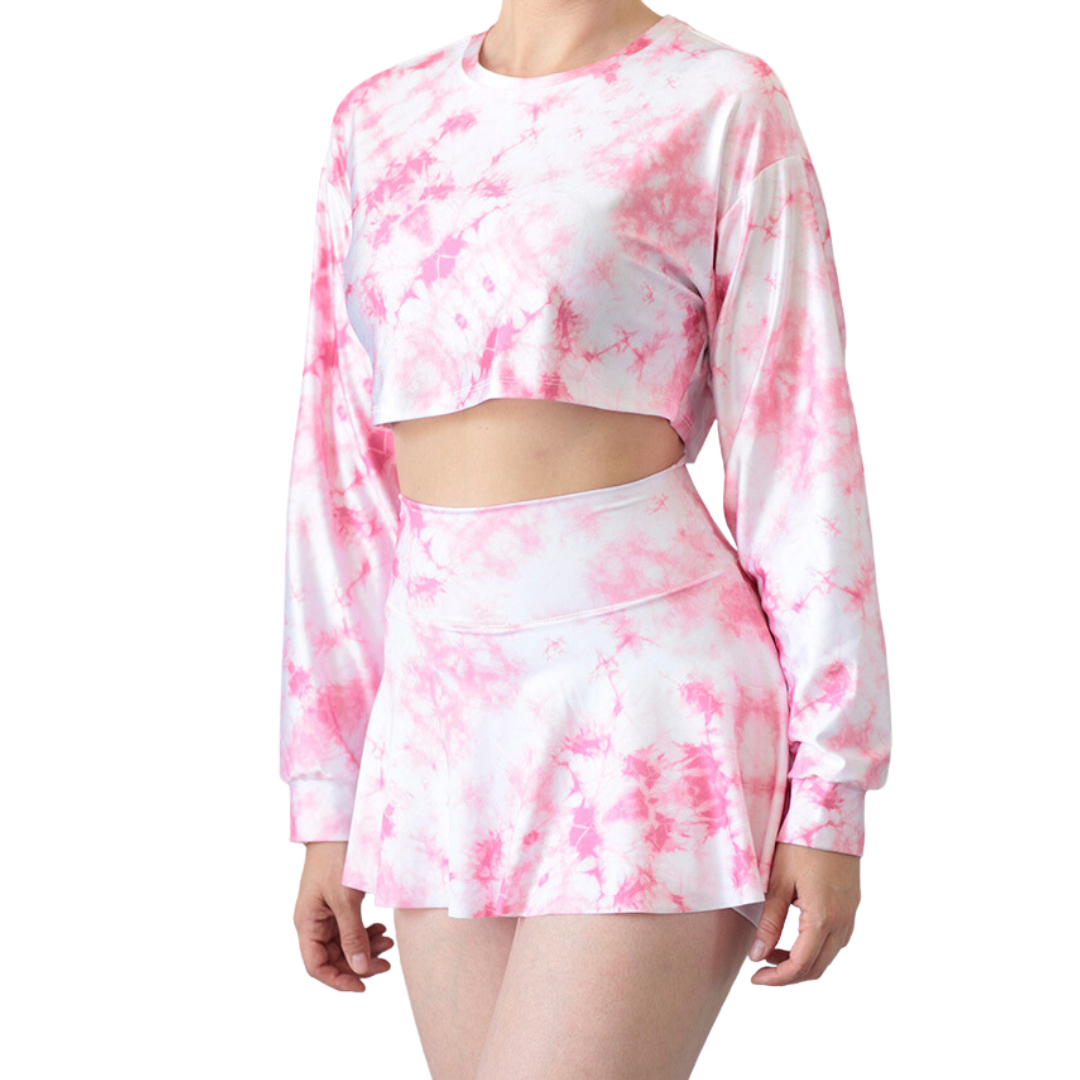 Falda con short 2025 larga