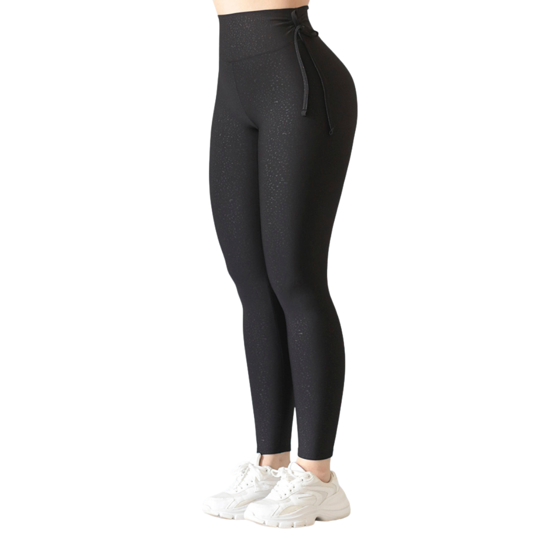 🔹 Leggings básico | Supplex Stretch, Relieves – negra