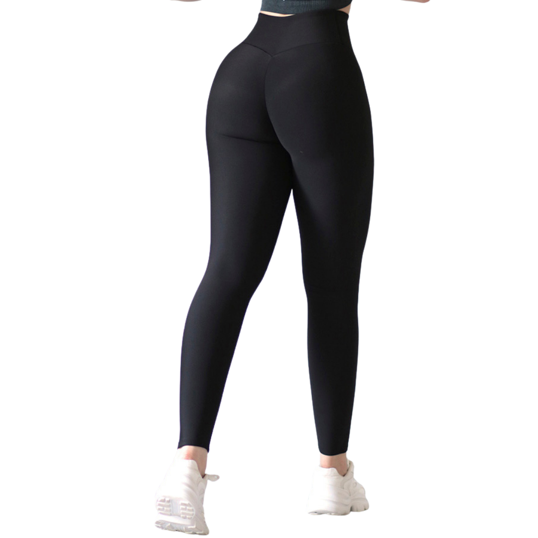 🔹Leggings push up | Supplex Stretch, Liso – Negro