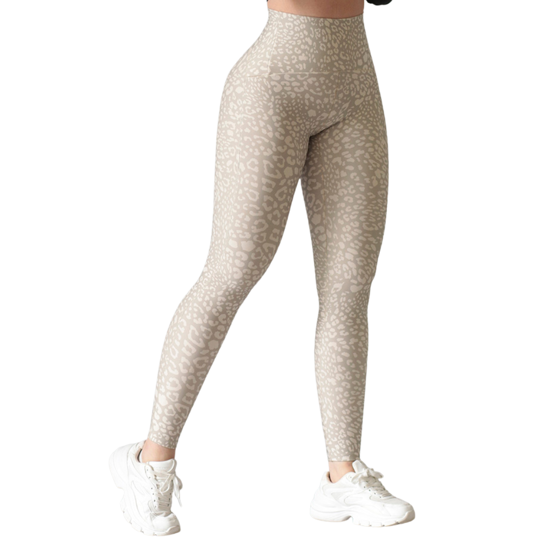 🔹 Leggings básico | Supplex Stretch, Liso – Beige