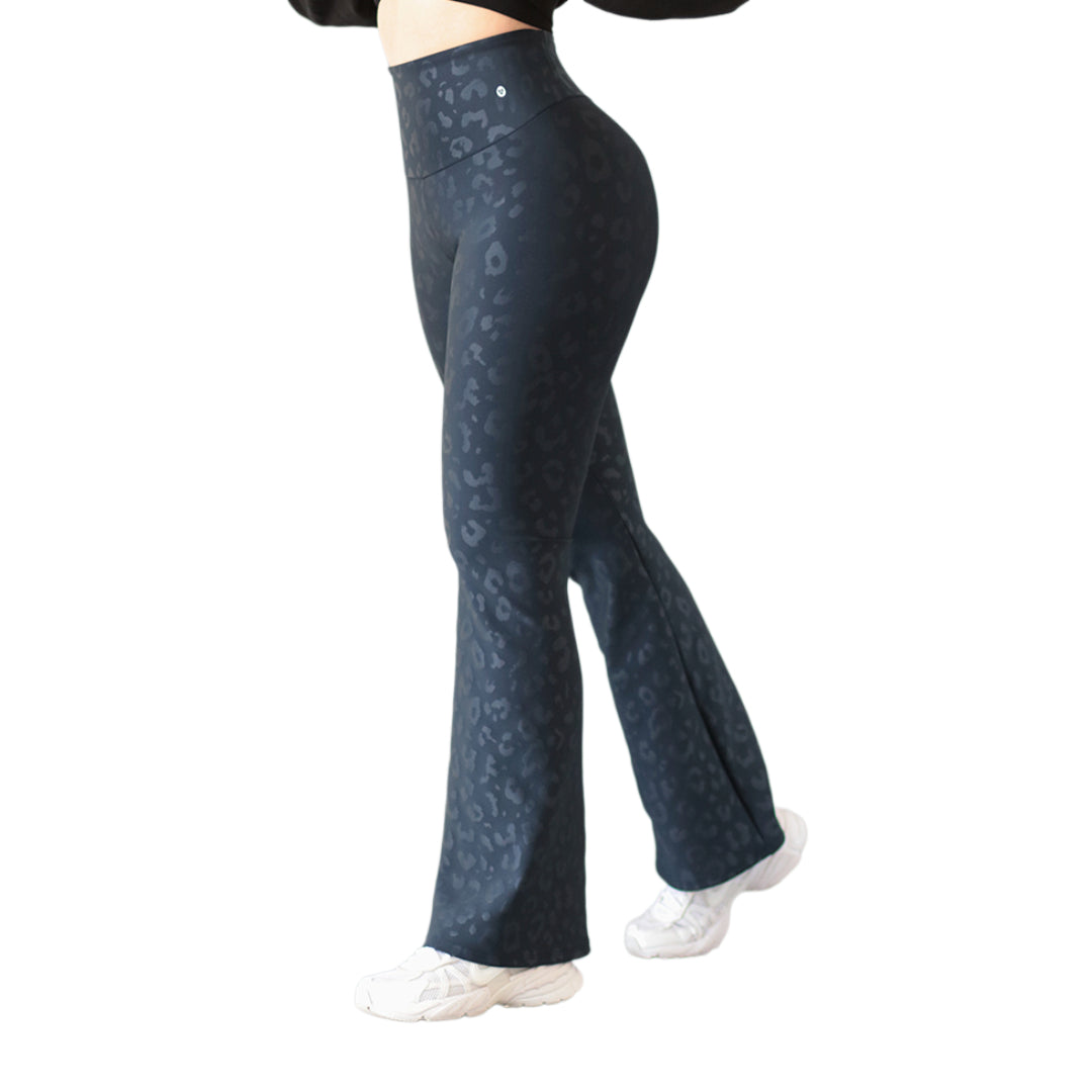 Leggings básico | Supplex Stretch, Relieves Leopardo – Marino