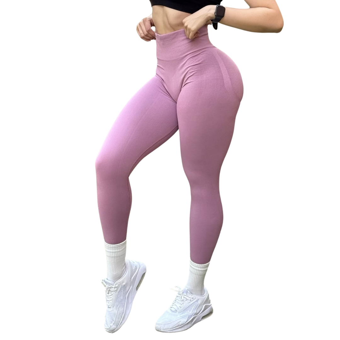 🔸 Leggings Burbuja + Push Up | Seamless Compresión - rubor