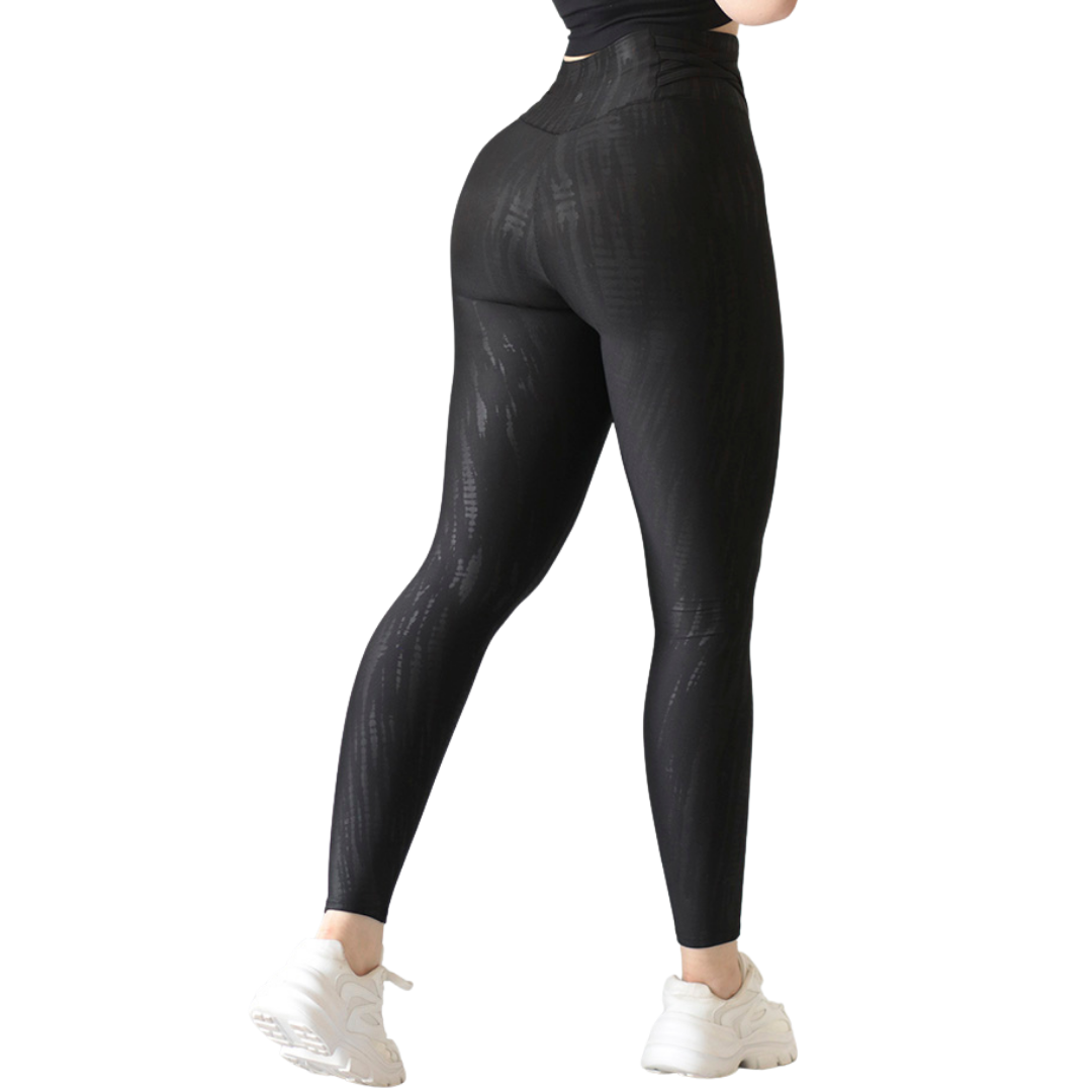🔹Leggings básico | Supplex Stretch, Relieves - negro