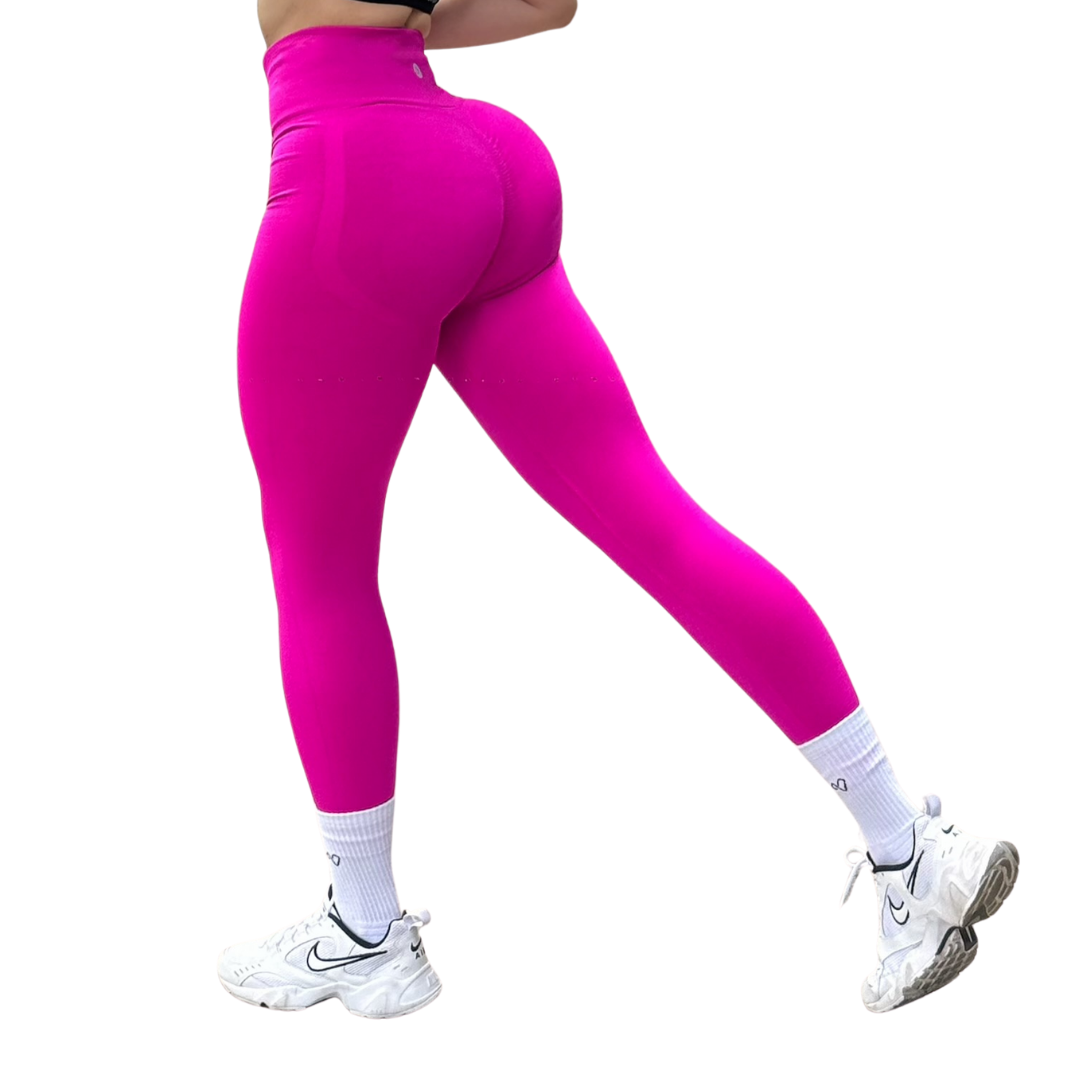 ADRIANAOLIMPO® | Leggins - Leggings Burbuja + Push Up | Seamless Compresión - Rosa Barbie | Ropa deportiva para mujer Elite HotSale Blackfriaday Envío Gratis a México. Mayoreo Menudeo Ofertas Exclusivas