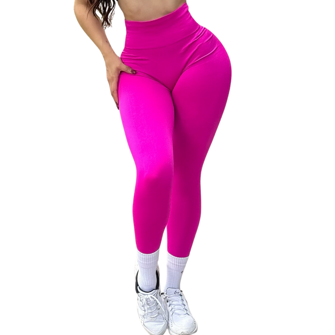 ADRIANAOLIMPO® | Leggins - Leggings Burbuja + Push Up | Seamless Compresión - Rosa Barbie | Ropa deportiva para mujer Elite HotSale Blackfriaday Envío Gratis a México. Mayoreo Menudeo Ofertas Exclusivas