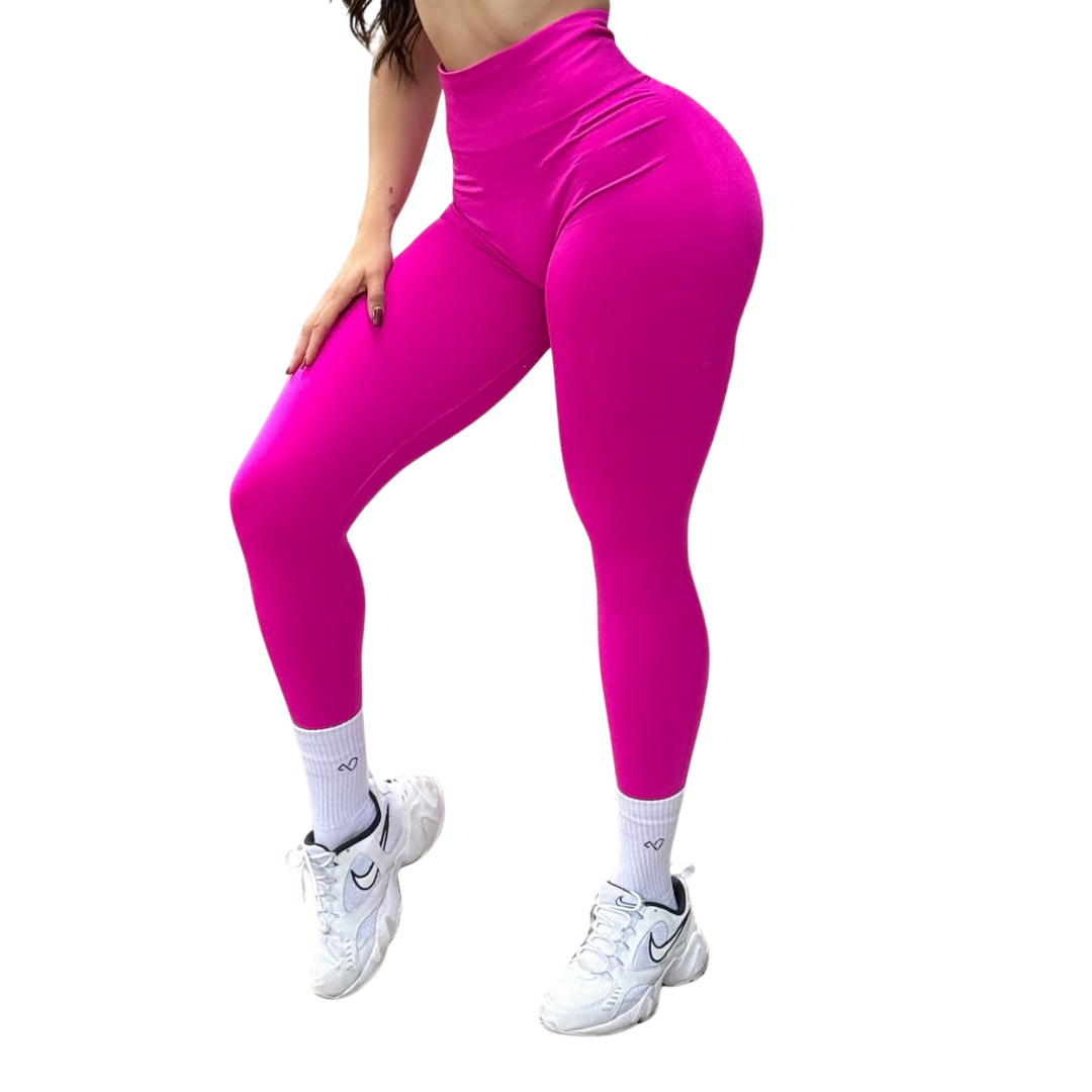 ADRIANAOLIMPO® | Leggins - Leggings Burbuja + Push Up | Seamless Compresión - Rosa Barbie | Ropa deportiva para mujer Elite HotSale Blackfriaday Envío Gratis a México. Mayoreo Menudeo Ofertas Exclusivas
