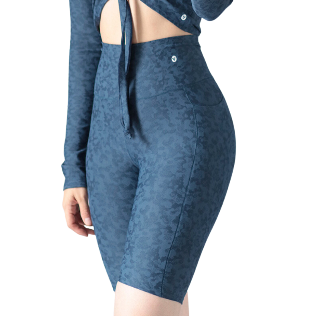 CONJUNTO ELITE | SHORT BIKER Y BLUSA TEXTURIZADO