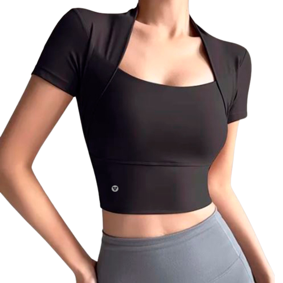 ELITE | BLUSA CROP CON COPAS