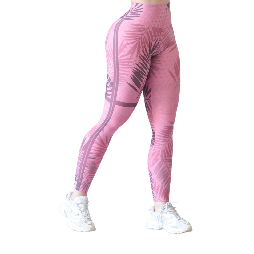 🔹 Leggings push up | Supplex Stretch, Liso – rosa