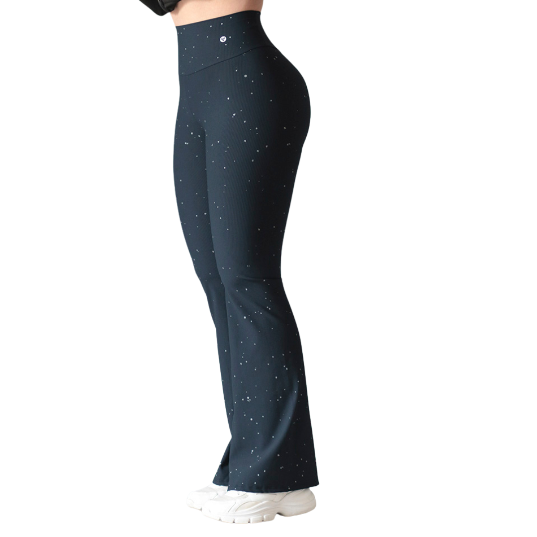 🔹 Leggings básico | Supplex Stretch, Relieves lineas – Azul Grounge